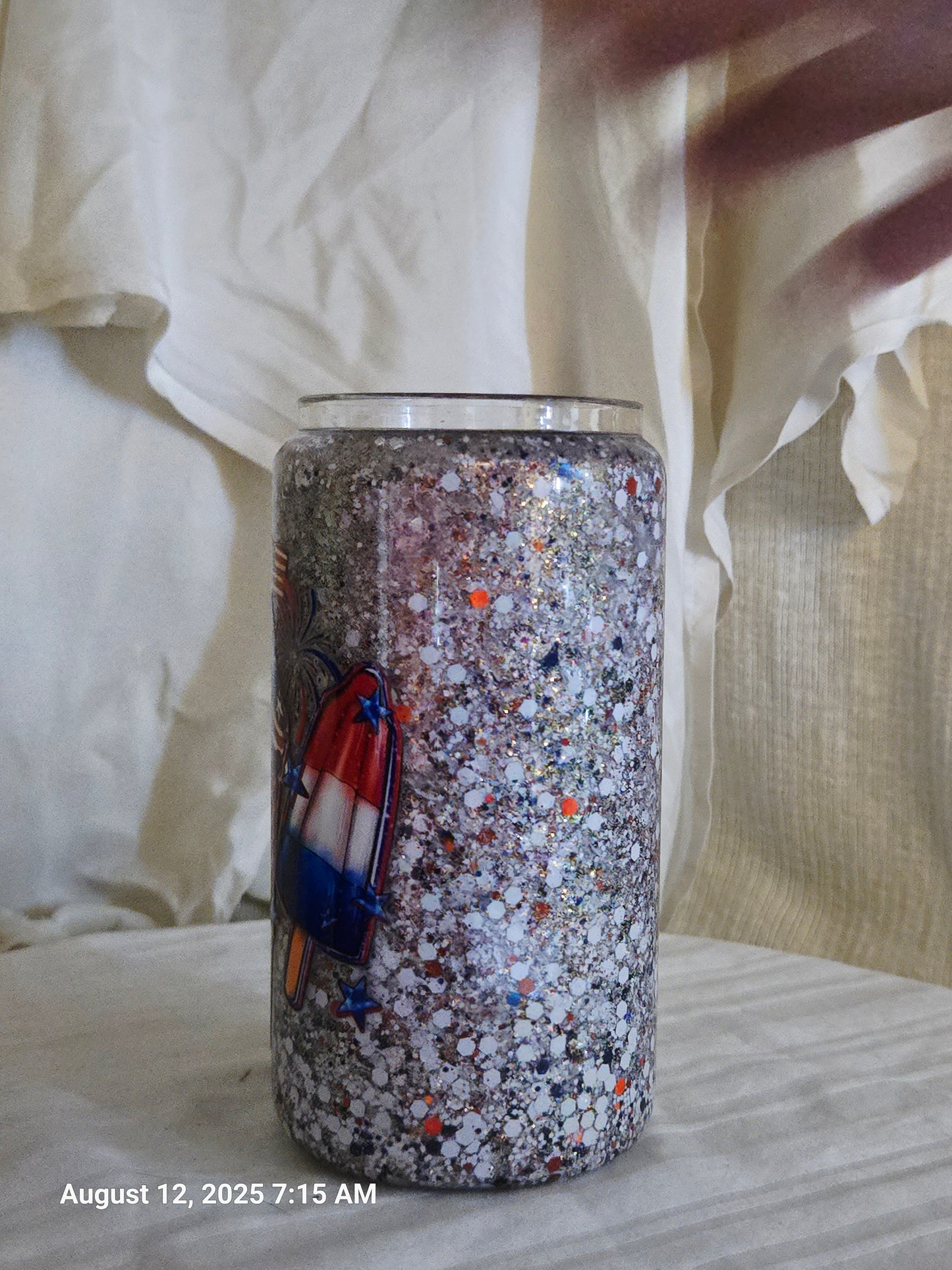 Patriotic Pops 16oz Glass Tumbler - RingToss Ticket Level