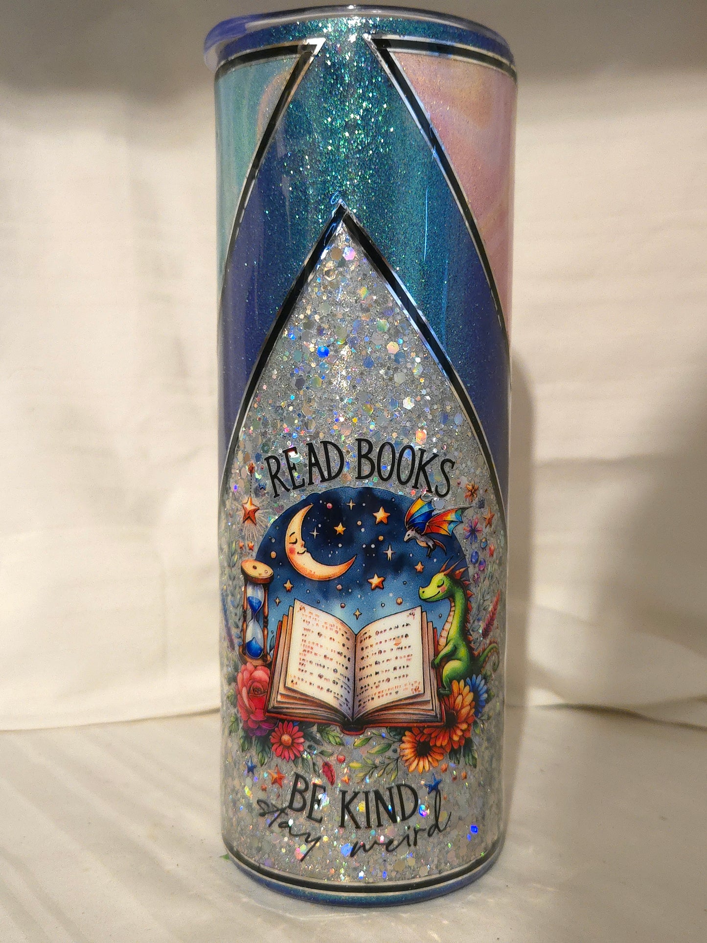 2. Read Books, Stay Weird 20oz Tumbler - MidwayShot Ticket Level
