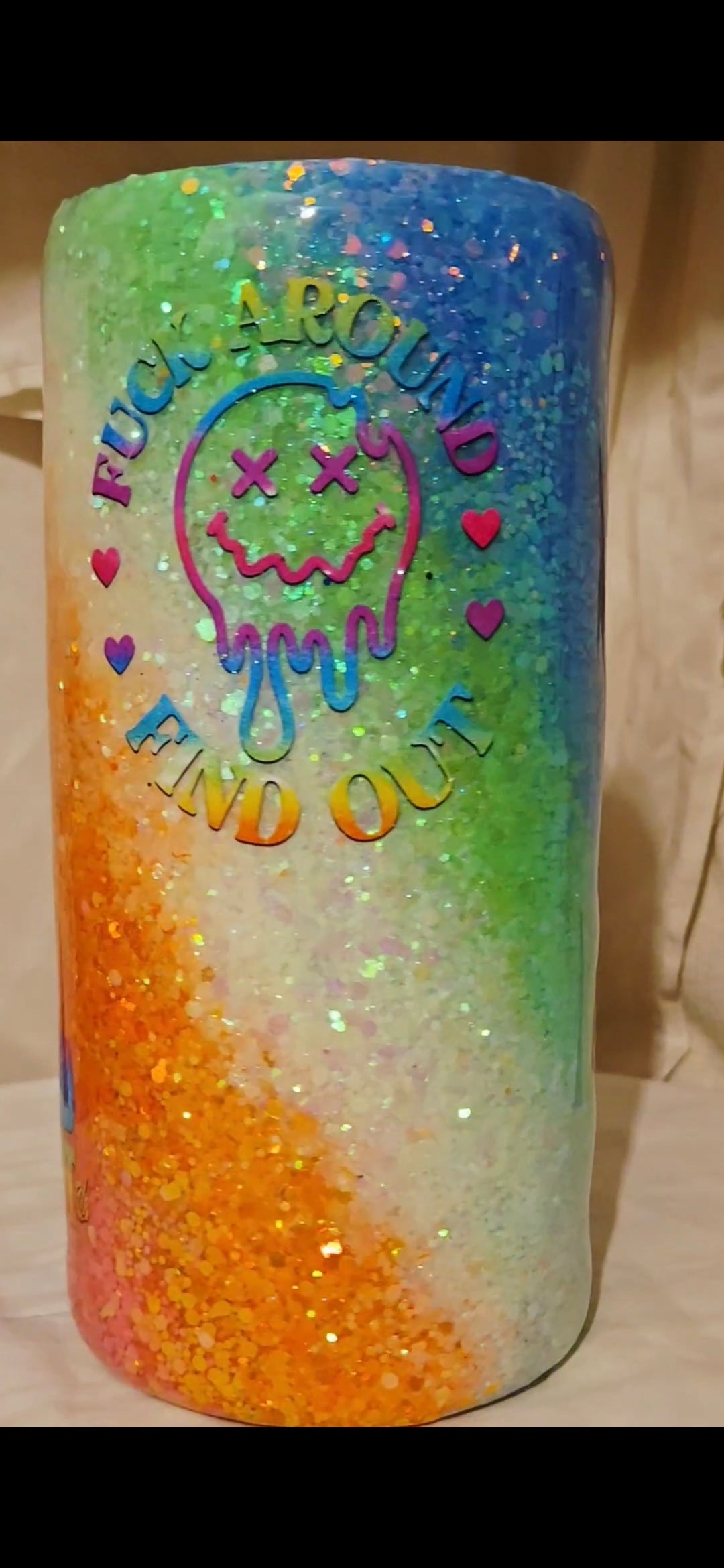 FAFO Glow In the Dark 20oz Thick Tumbler RingMaster Ticket Level