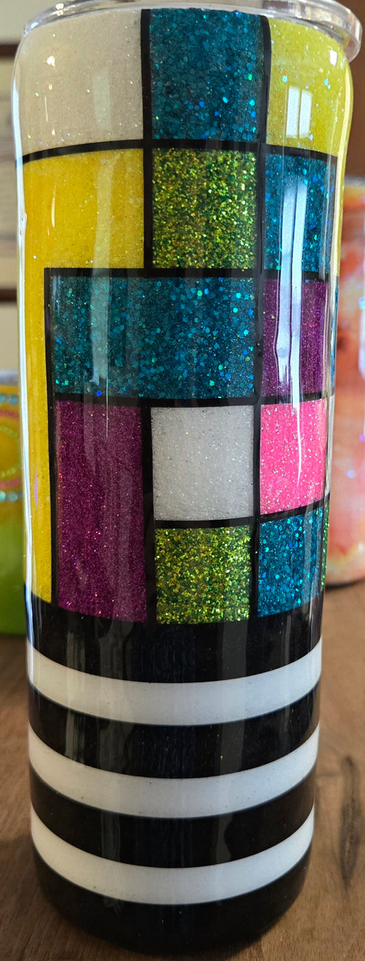 Pixel Pop 20oz Tumbler - MidwayShot Ticket Level
