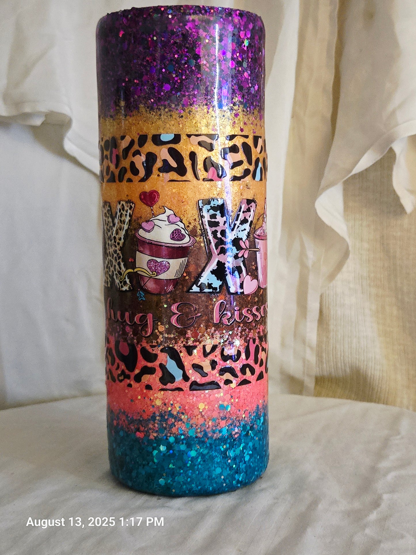 Caffeine & Kisses 20oz Tumbler - MidwayShot Ticket Level