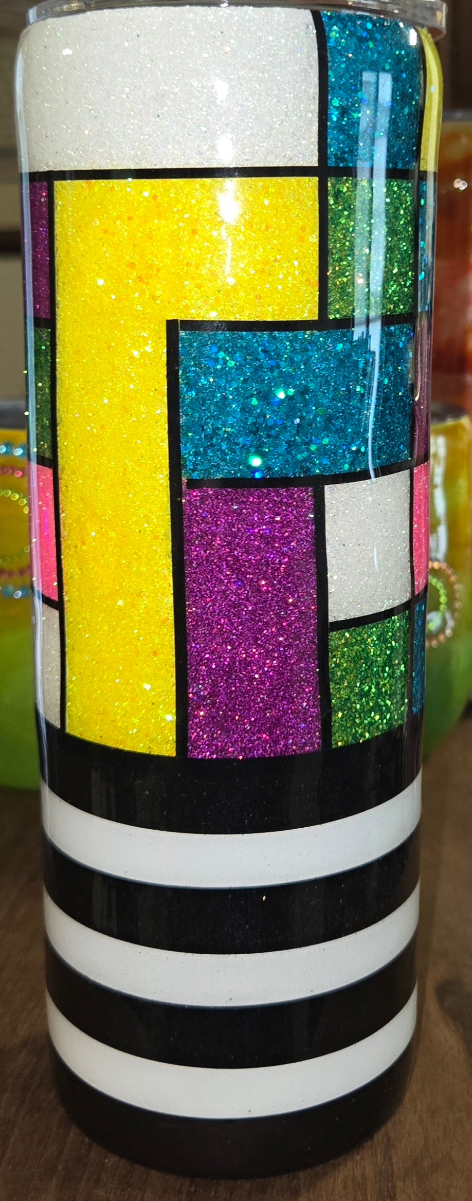 Pixel Pop 20oz Tumbler - MidwayShot Ticket Level