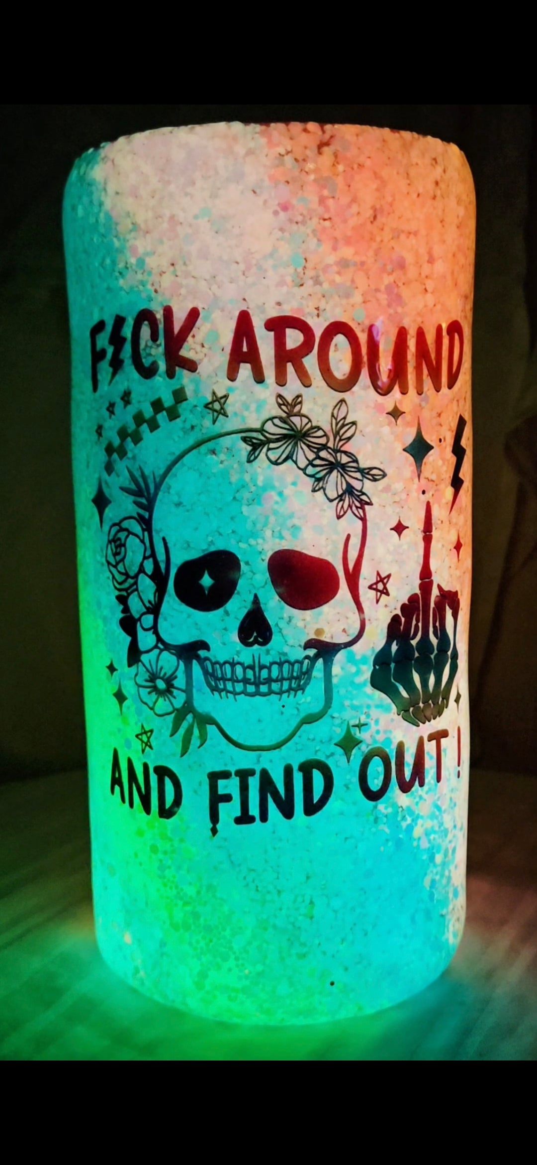 FAFO Glow In the Dark 20oz Thick Tumbler RingMaster Ticket Level