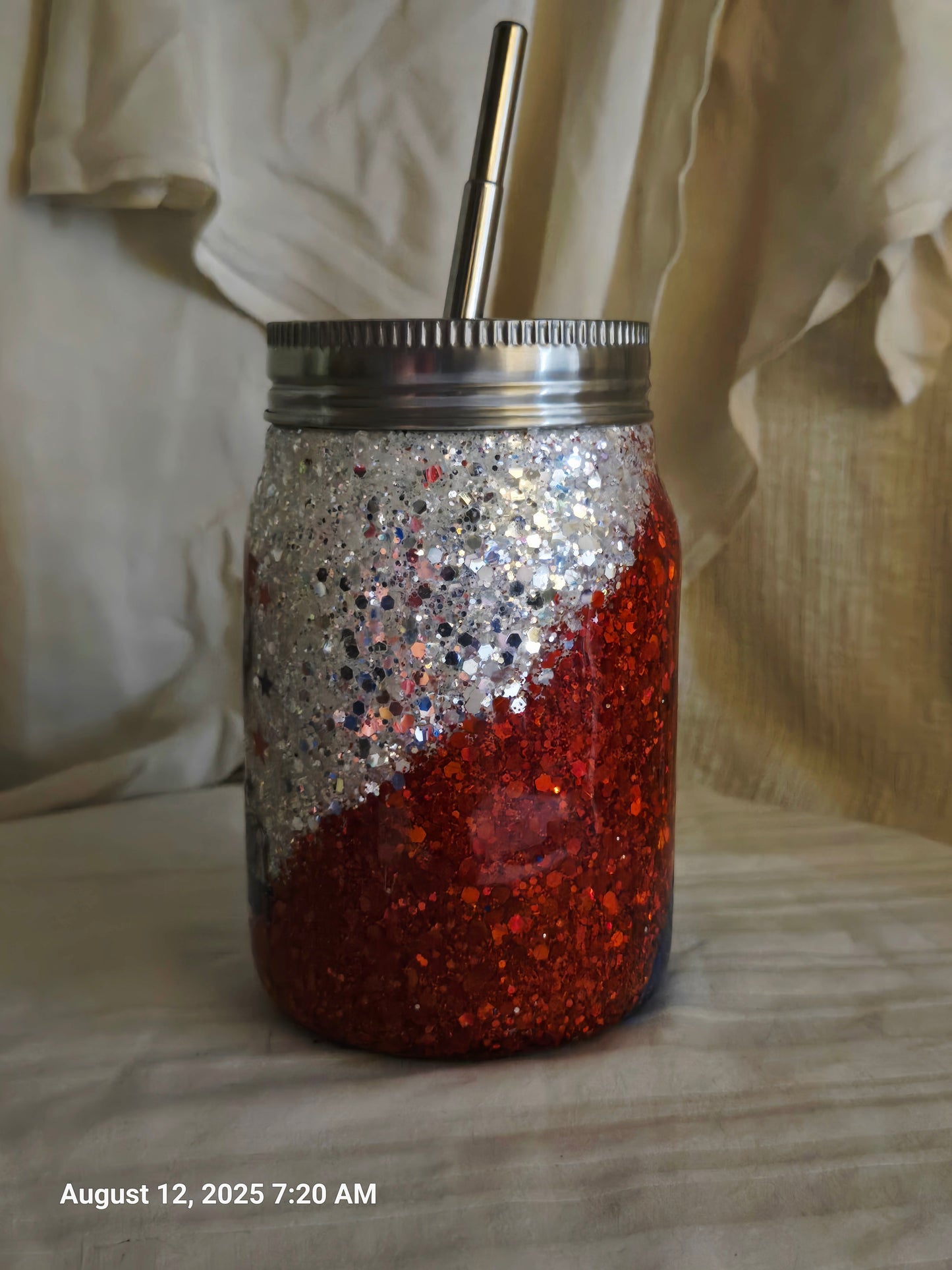 Chill the 4th Out 12oz Mason Tumbler - MidwayShot Ticket Level