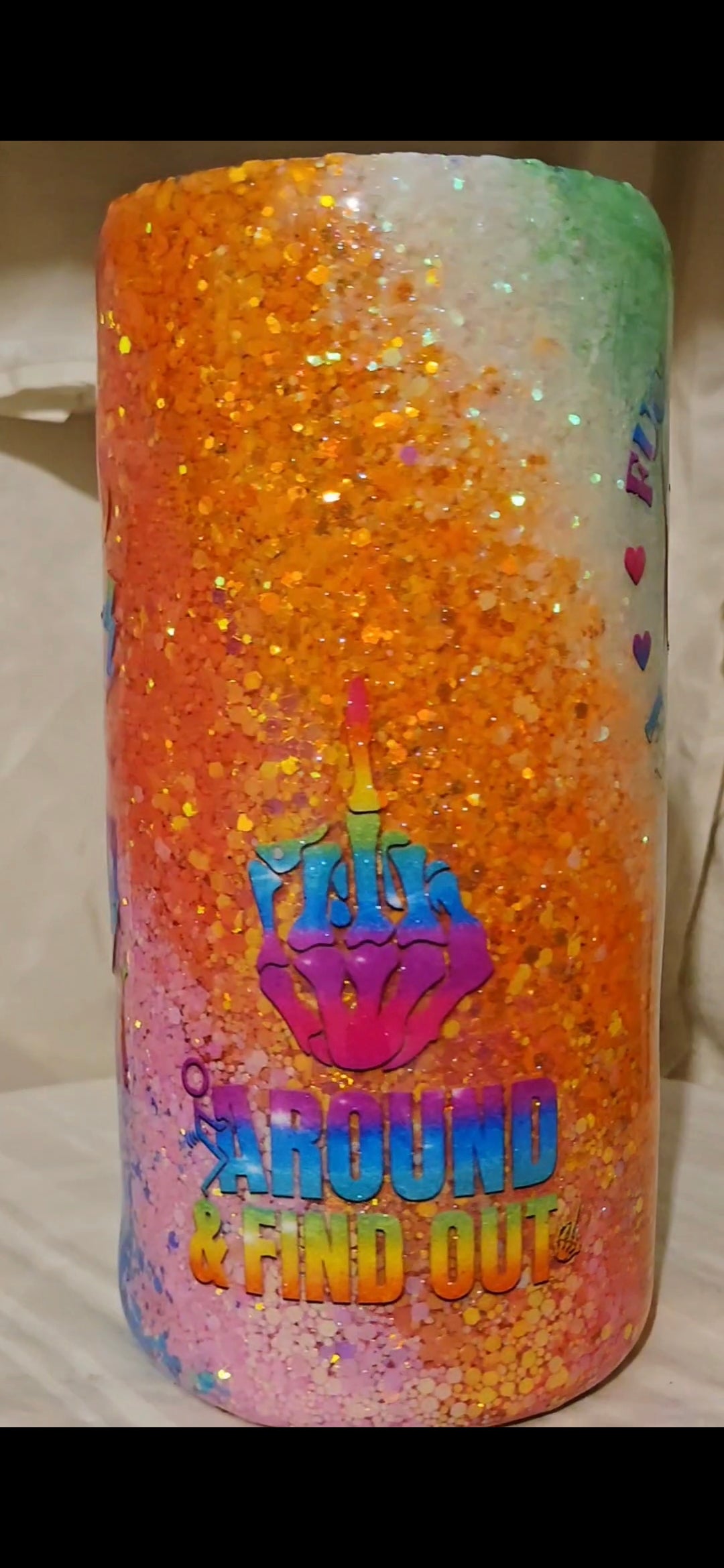 FAFO Glow In the Dark 20oz Thick Tumbler RingMaster Ticket Level