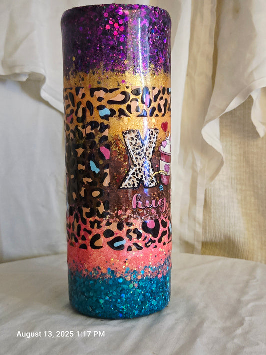 Caffeine & Kisses 20oz Tumbler - MidwayShot Ticket Level