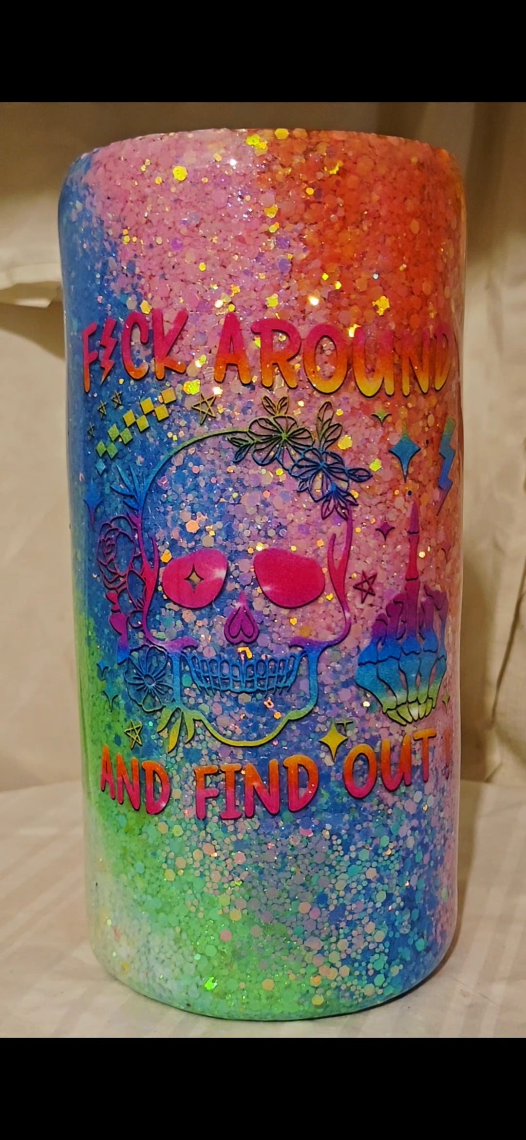 FAFO Glow In the Dark 20oz Thick Tumbler RingMaster Ticket Level